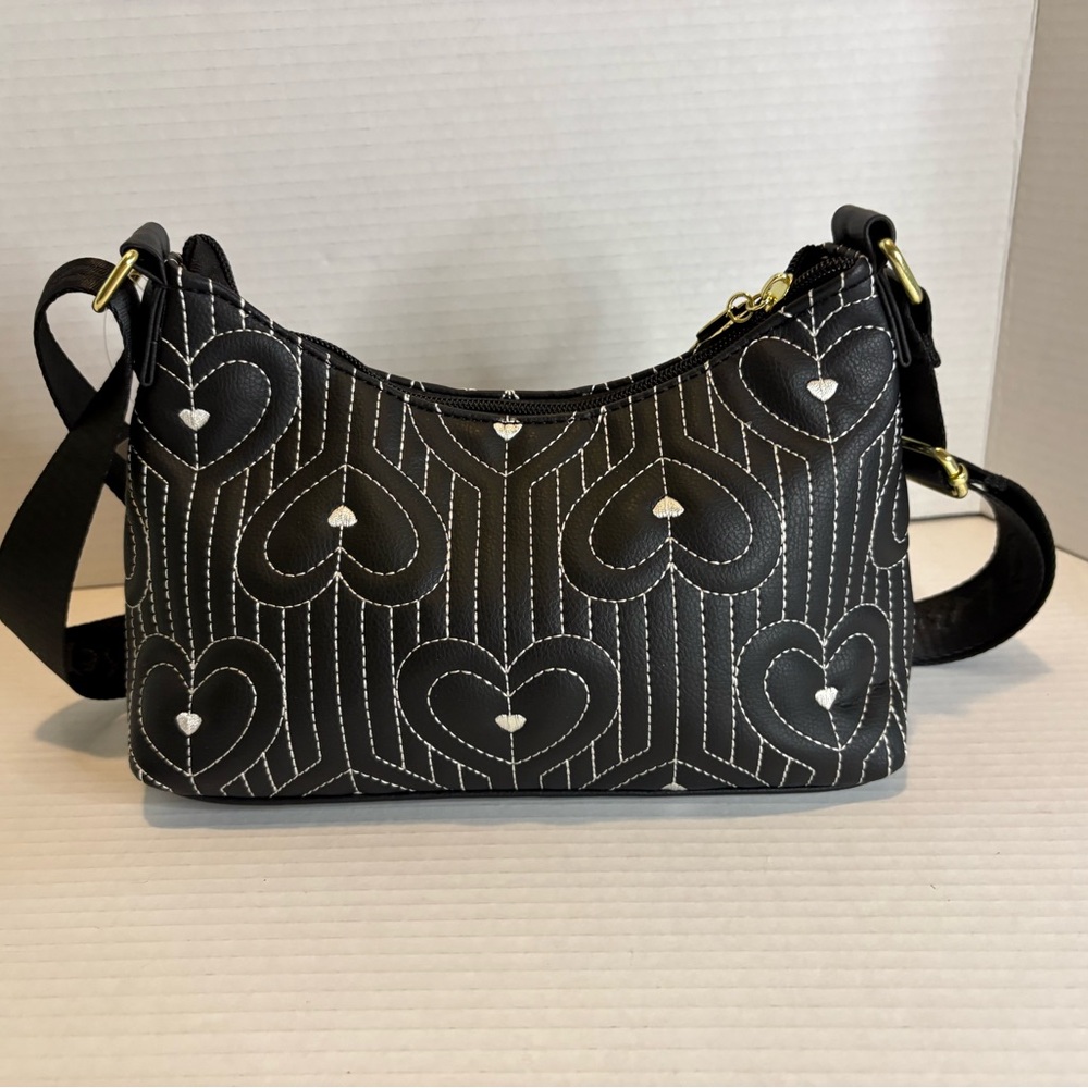 Betsey Johnson Heart-Quilted Crossbody Bag - Picture 7 of 11